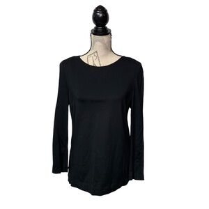Wilfred M structured thicker fabric blouse with exposed zipper and pockets